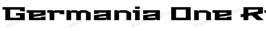 Germania One Regular字体转换